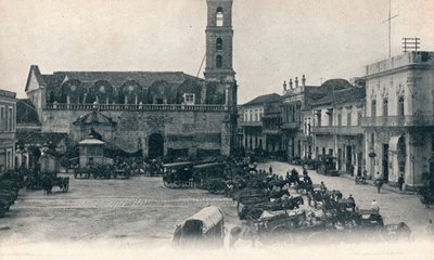 Custom House and Square, Havanna, Kuba, c1900 alkotó: Unbekannt