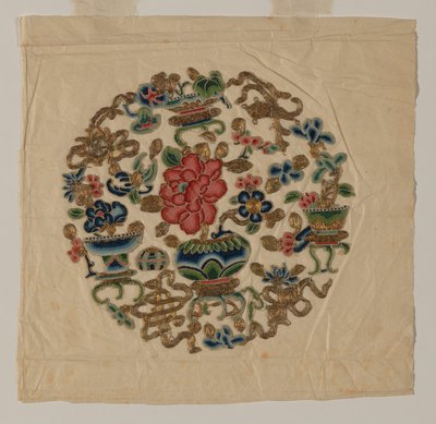 Kivágott motívum kézimunka, Kína, Qing-dinasztia 1644-1911, 19. század. alkotó: Unbekannt