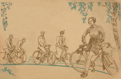 Kerékpározás 1839-1939 előlap, 1939 alkotó: Unbekannt