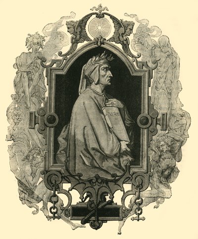 Dante Alighieri, 1265-1321, 1890. alkotó: Unbekannt