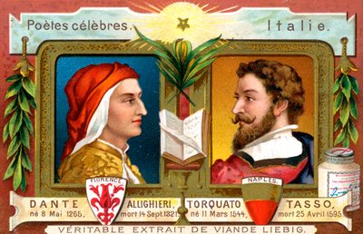 Dante Allighieri és Torquato Tasso, c1900 alkotó: Unbekannt