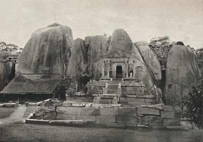 Az Isurumuniya - Rock - Vihara Devanampiya Tissa király által építette Kr.e. 3. században, 1926 alkotó: Unbekannt