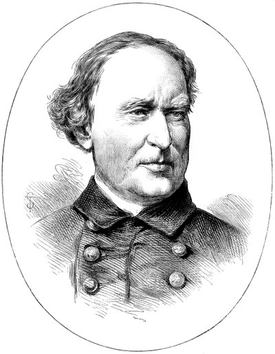David Farragut, az amerikai polgárháború uniós haditengerészeti tisztje, 1880 alkotó: Unbekannt