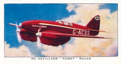 De Havilland Comet Racer, 1938 alkotó: Unbekannt