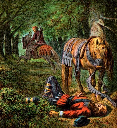Második Vilmos halála, 1100, 1850 alkotó: Unbekannt