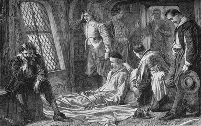 Blake admirális halála, 1657. augusztus 7., 1880 alkotó: Unbekannt