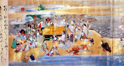 Buddha halála, ie 483 körül, 17. század alkotó: Unbekannt