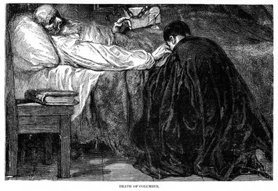 Kolumbusz Kristóf halála, 1506, 1872 alkotó: Unbekannt
