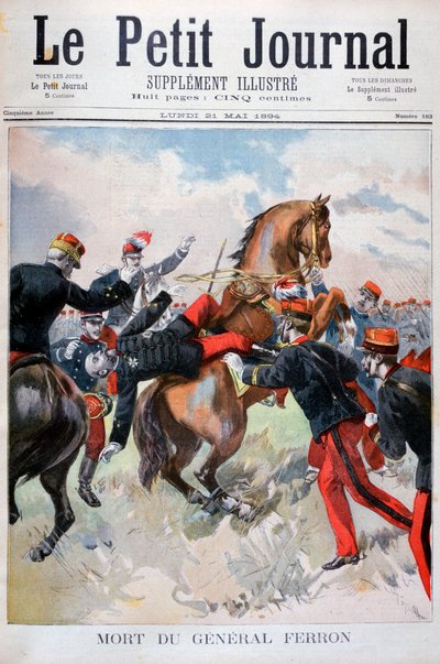 Ferron tábornok halála, 1894 alkotó: Unbekannt