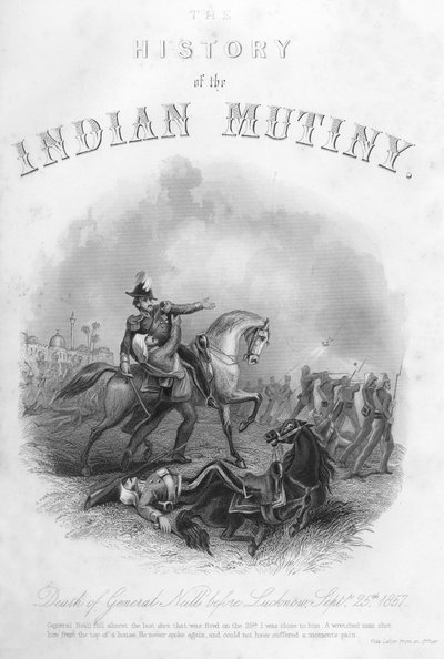 Neill tábornok halála Lucknow előtt, 1857. szeptember 25., 1860 alkotó: Unbekannt