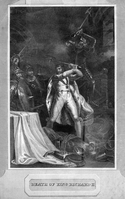 II. Richárd király halála, 1400 alkotó: Unbekannt