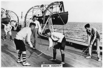 Deckhoki a HMS Nelson csatahajó fedélzetén, 1937 alkotó: Unbekannt