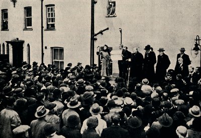 A szavazás kihirdetése Eppingben, 1924, 1945. alkotó: Unbekannt