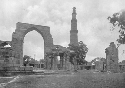 Delhi. - A Kutub-mecset és a romok általános képe - , 1910. alkotó: Unbekannt