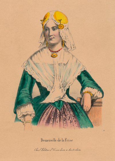 Friesland lánya, 1850-es évek. alkotó: Unbekannt
