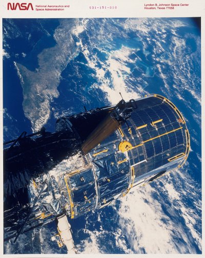 A Hubble Űrteleszkóp telepítése, 1990 alkotó: Unbekannt