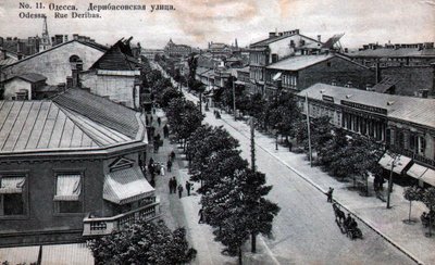 Deribasovskaya utca, Odessza, Oroszország, 19. század közepe alkotó: Unbekannt