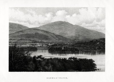 Derwentwater, Lake District, Cumbria, 1896 alkotó: Unbekannt