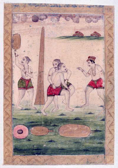 Desakh Ragini, Ragamala Album, Rajasthan Iskola, 19. század alkotó: Unbekannt
