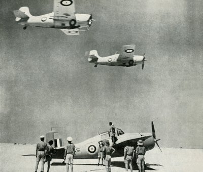Sivatagi osztag – a Flotta Air Arm repülőgépei a második világháború alatt, 1943. alkotó: Unbekannt
