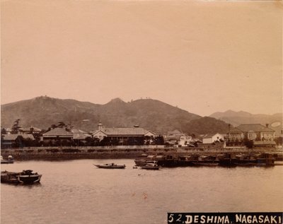 Deshima, Nagaszaki, 1890-1900 alkotó: Unbekannt