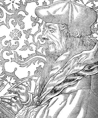 Desiderius Erasmus, 15-16. századi holland humanista és tudós, XIX. alkotó: Unbekannt