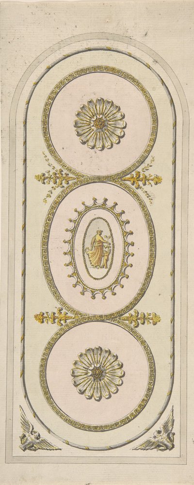 Tervezés panelhez, 1748-92. alkotó: Unbekannt