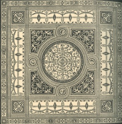 Mennyezeti kivitel, 1860-as évek, 1881. alkotó: Unbekannt