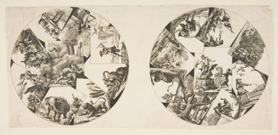 A tányértervek Audrys Illusztrációitól La Fontaine Fables-ig, 1755 után. alkotó: Unbekannt