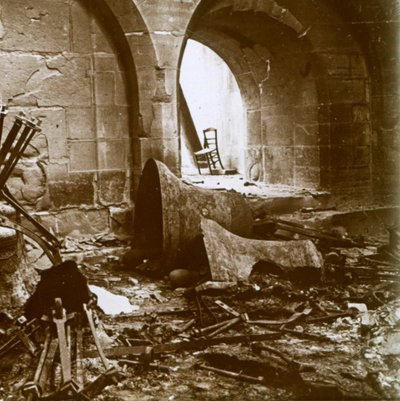 Lerombolt templom, Marne, Észak-Franciaország, 1914 alkotó: Unbekannt