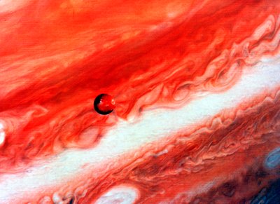 Részlet a Jupiterről és belső műholdjáról lo alkotó: Unbekannt