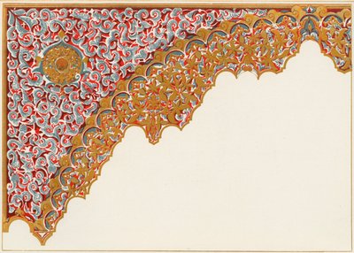 Egy ív részlete. Az Oroszlánok Udvarának portékája, 1907. alkotó: Unbekannt