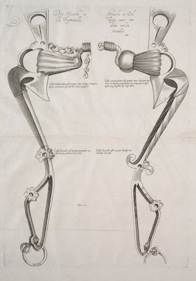 Horses Bit diagramja, 1700-as évek. alkotó: Unbekannt