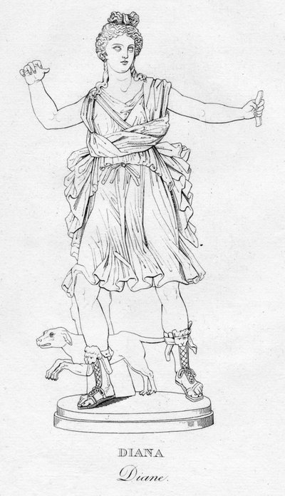 Diana Diane, 1850 alkotó: Unbekannt