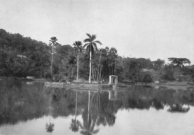 A Kandy-tó szigete, 1926 alkotó: Unbekannt