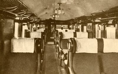 Dining-Car, London Midland and Scottish Railway, 1930. alkotó: Unbekannt