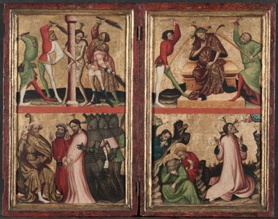 Diptichon Krisztus szenvedésével, c. 1400. alkotó: Unbekannt
