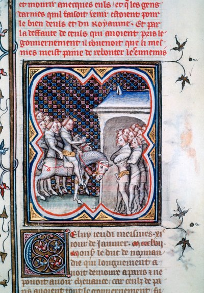 Dauphin Károly beszéde, 1358, 1375-1379 alkotó: Unbekannt