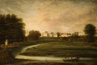 Birdingbury Hall távoli kilátása, Warwickshire, 1800. alkotó: Unbekannt