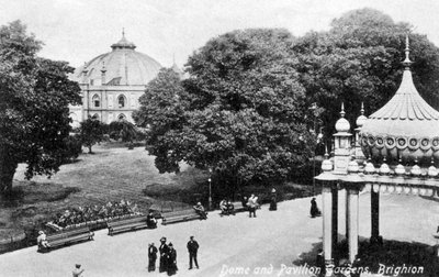 Dome and Pavilion Gardens, Brighton, XX. század eleje alkotó: Unbekannt