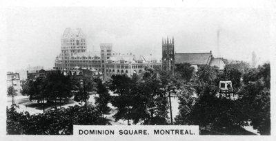 Dominion Square, Montreal, Kanada, 1920-as évek alkotó: Unbekannt