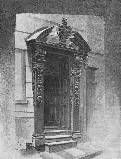 Ajtó, Painter Stainers Hall, 1890 alkotó: Unbekannt