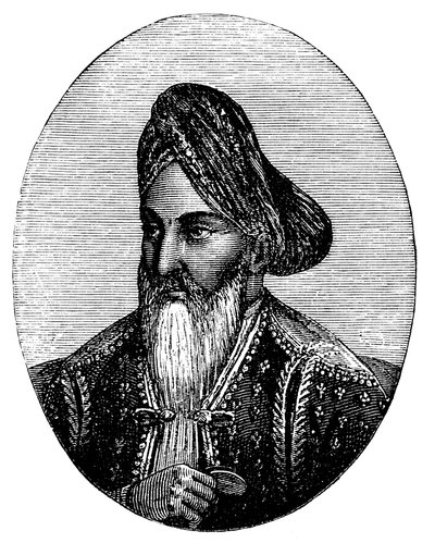 Dost Mohammad Khan 1793-1863 Afganisztán uralkodója, c1880 alkotó: Unbekannt
