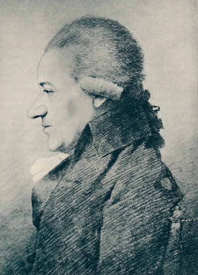 Dr. Charles Burney szül. 1726, d. 1814, 1907 alkotó: Unbekannt