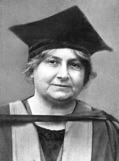 Dr. Maria Montessori 1870-1952, olasz filozófus, 1926 alkotó: Unbekannt