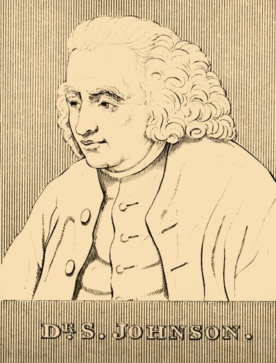 Dr. S. Johnson, 1709-1784, 1830. alkotó: Unbekannt