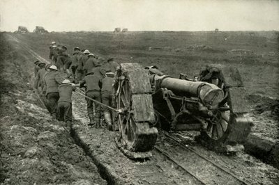 A fegyverek húzása új előretolt pozíciókra, 1919. alkotó: Unbekannt