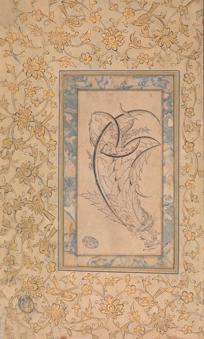 Sárkány a Saz Leaves köré tekerve, kb. 1550-70. alkotó: Unbekannt