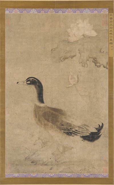 Drake és lótuszvirágok, Yuan-dinasztia, 1279-1368. alkotó: Unbekannt
