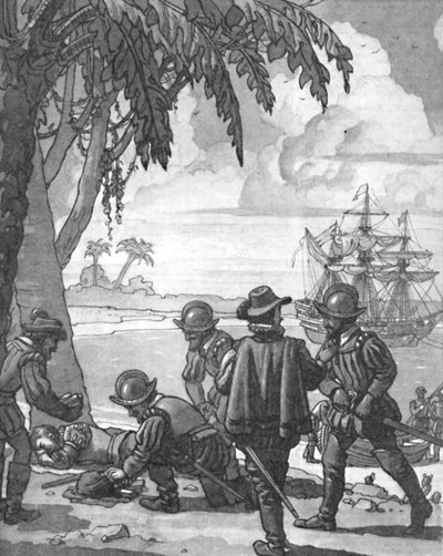 Drakes nagy meglepetése egy alvó embernek, c1934 alkotó: Unbekannt